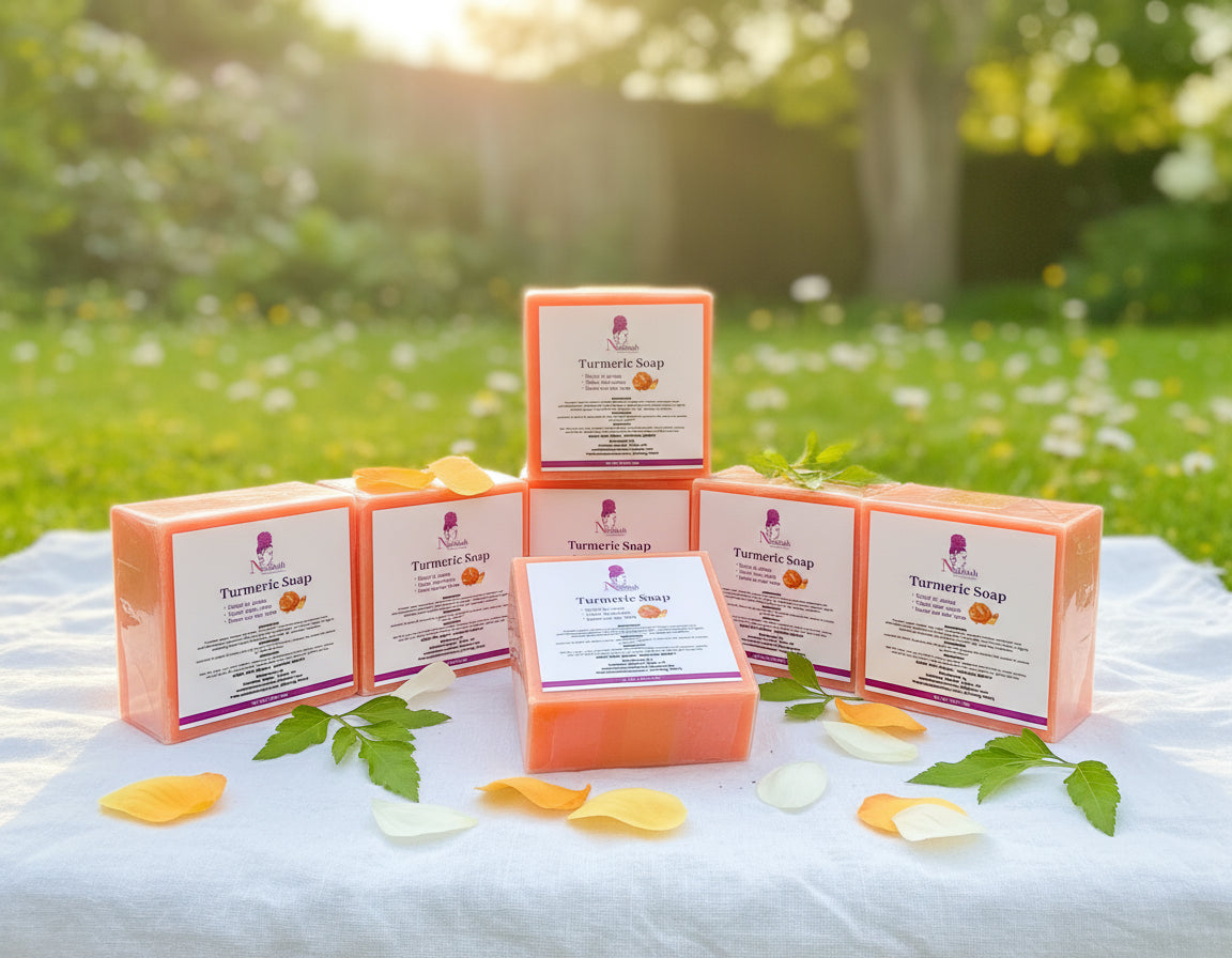 Turmeric Soap Brightening Bar Honey Shea Butter - Face & Body