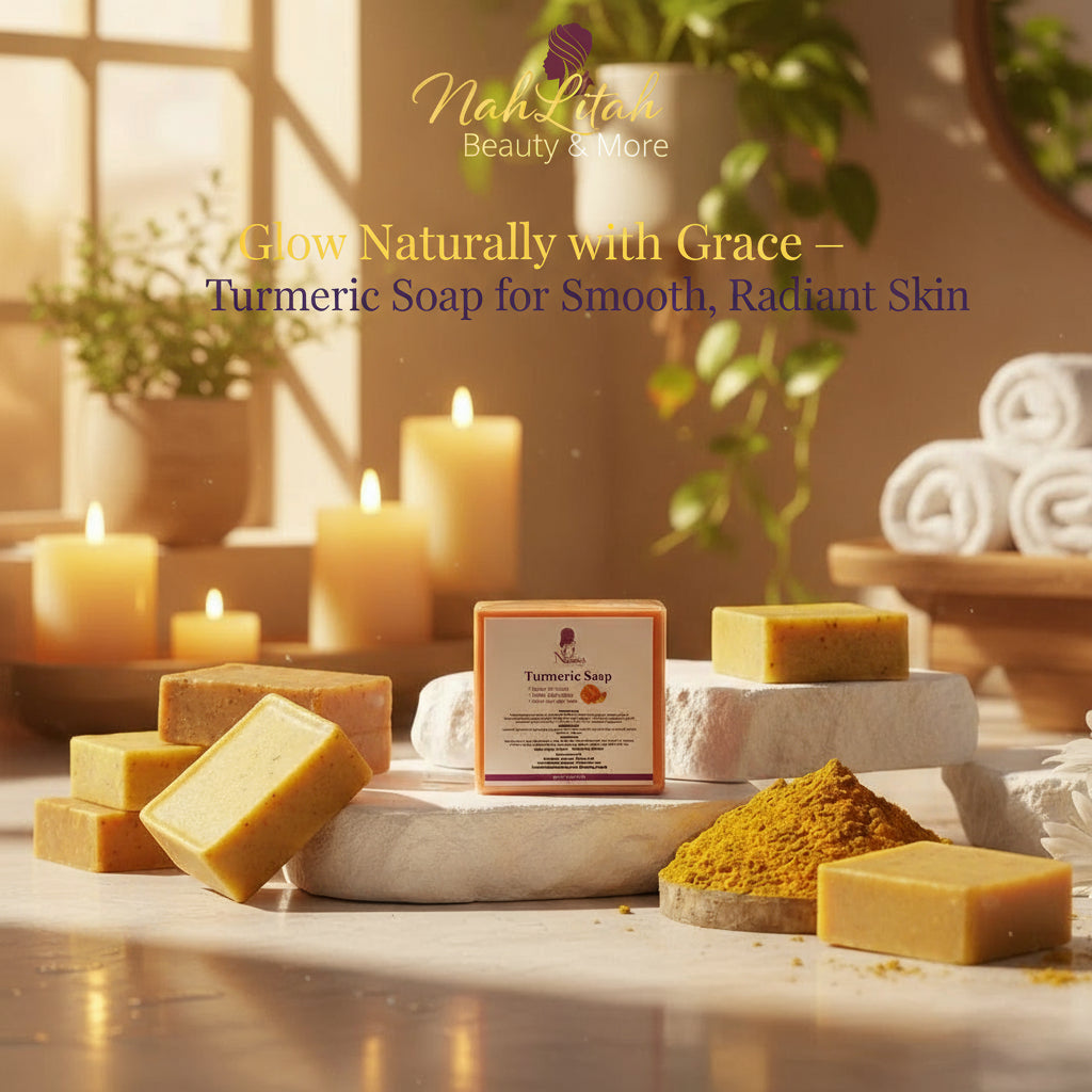 Turmeric Soap Brightening Bar Honey Shea Butter - Face & Body