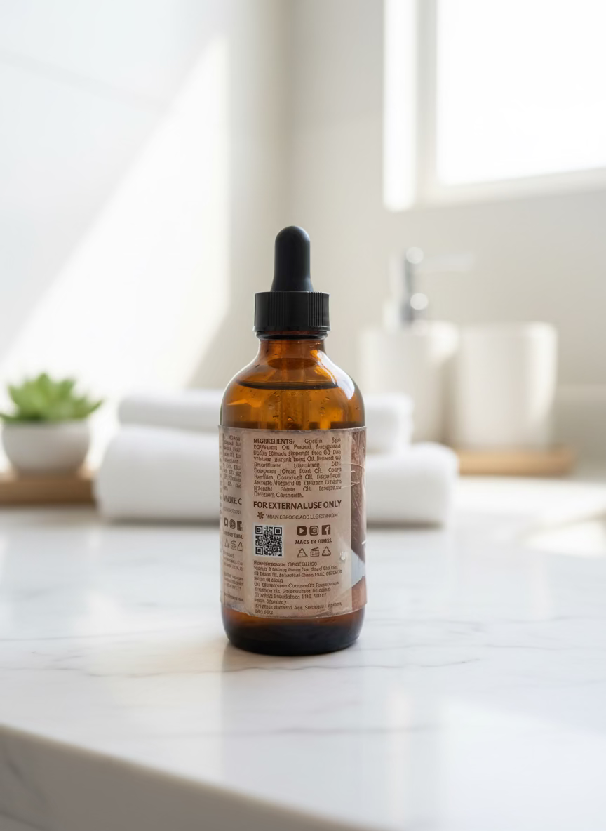 Pure Coconut Oil - Natural Hair & Skin Moisturizer