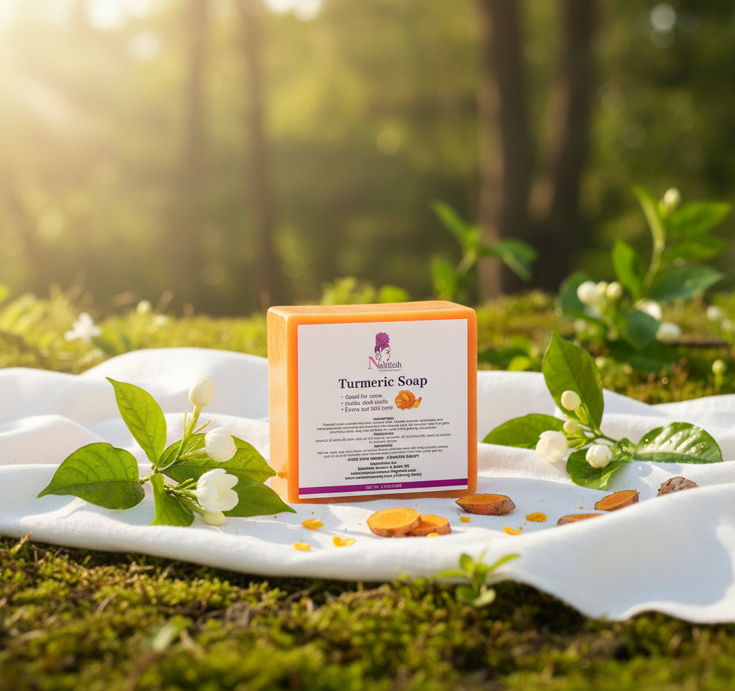 Turmeric Soap Brightening Bar Honey Shea Butter - Face & Body