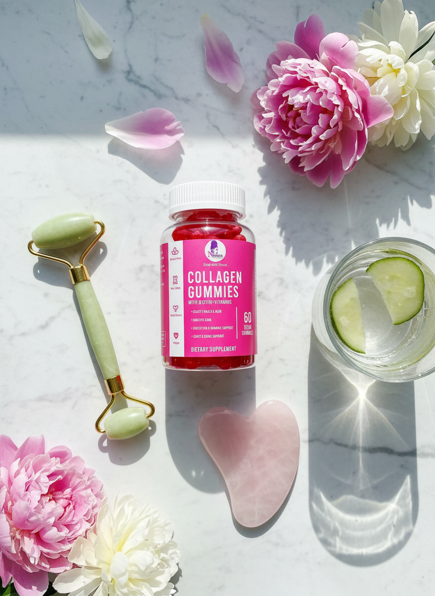 Collagen Gummies - Beauty Flat Lay