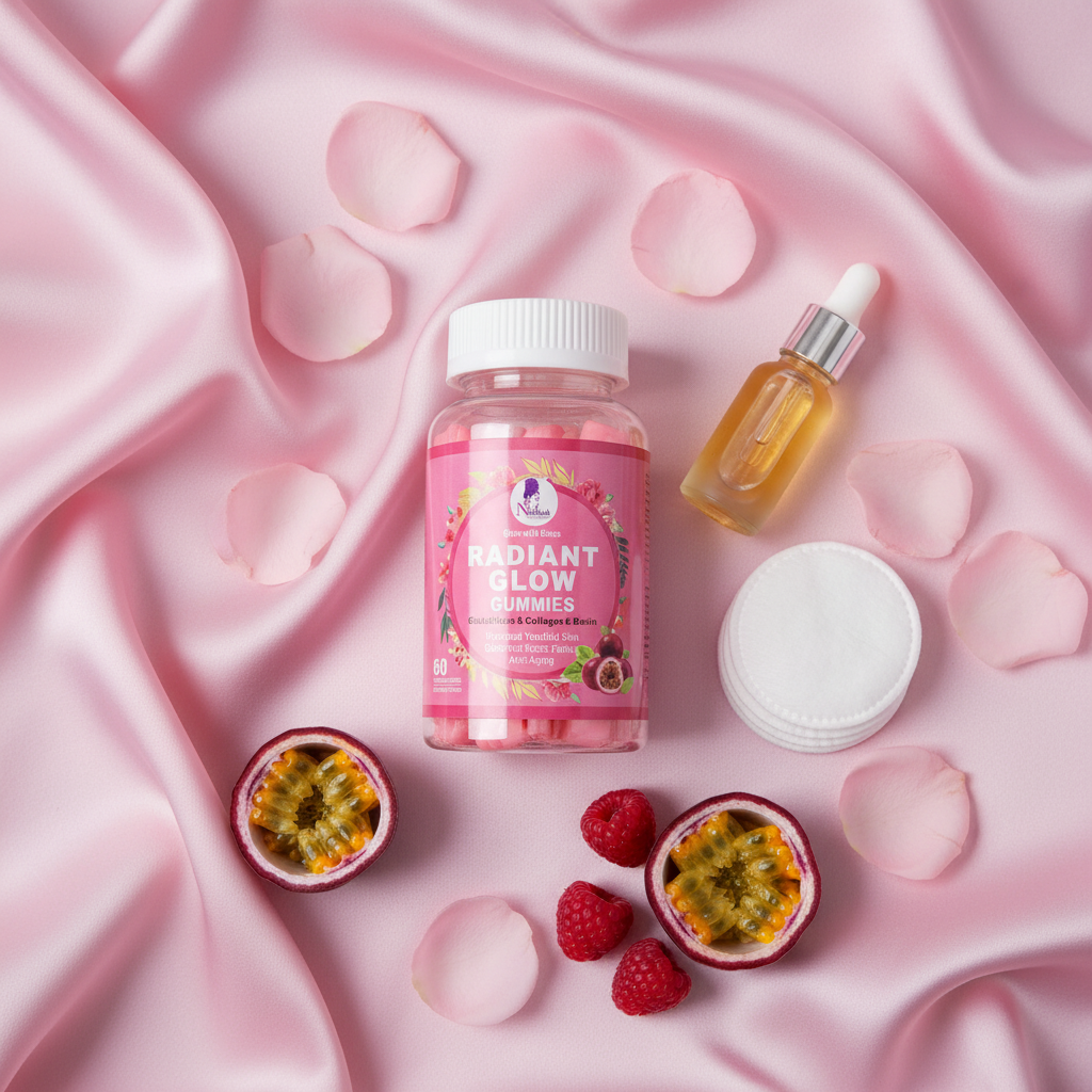 Radiant Glow - Luxury Flat Lay